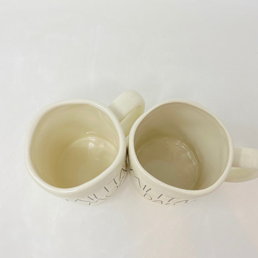 NEW Rae Dunn MILITARY MOM MILITARY DAD Mugs 2 Pack - Picture 5 of 6